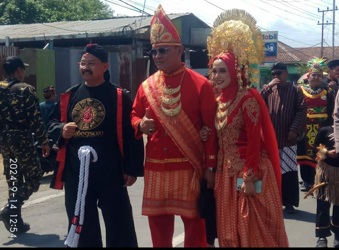 Karnaval Umum Dalam Rangka Memperingati HUT RI ke 79,SMAN I Jenggawah Dengan Tema Budaya Bangsa Dan Benika Tunggal Ika