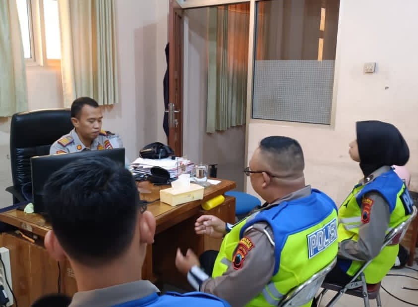 Satlantas Polres Pekalongan Kota Matangkan Rekayasa Lalu Lintas Antisipasi Banjir Dan Jalan Rusak