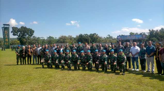 Kapolres Bondowoso hadiri pelepasan Satgas UNIFIL Yonif 514 ke Lebanon, Kapolres Bondowoso Sampaikan Pesan Kebanggaan